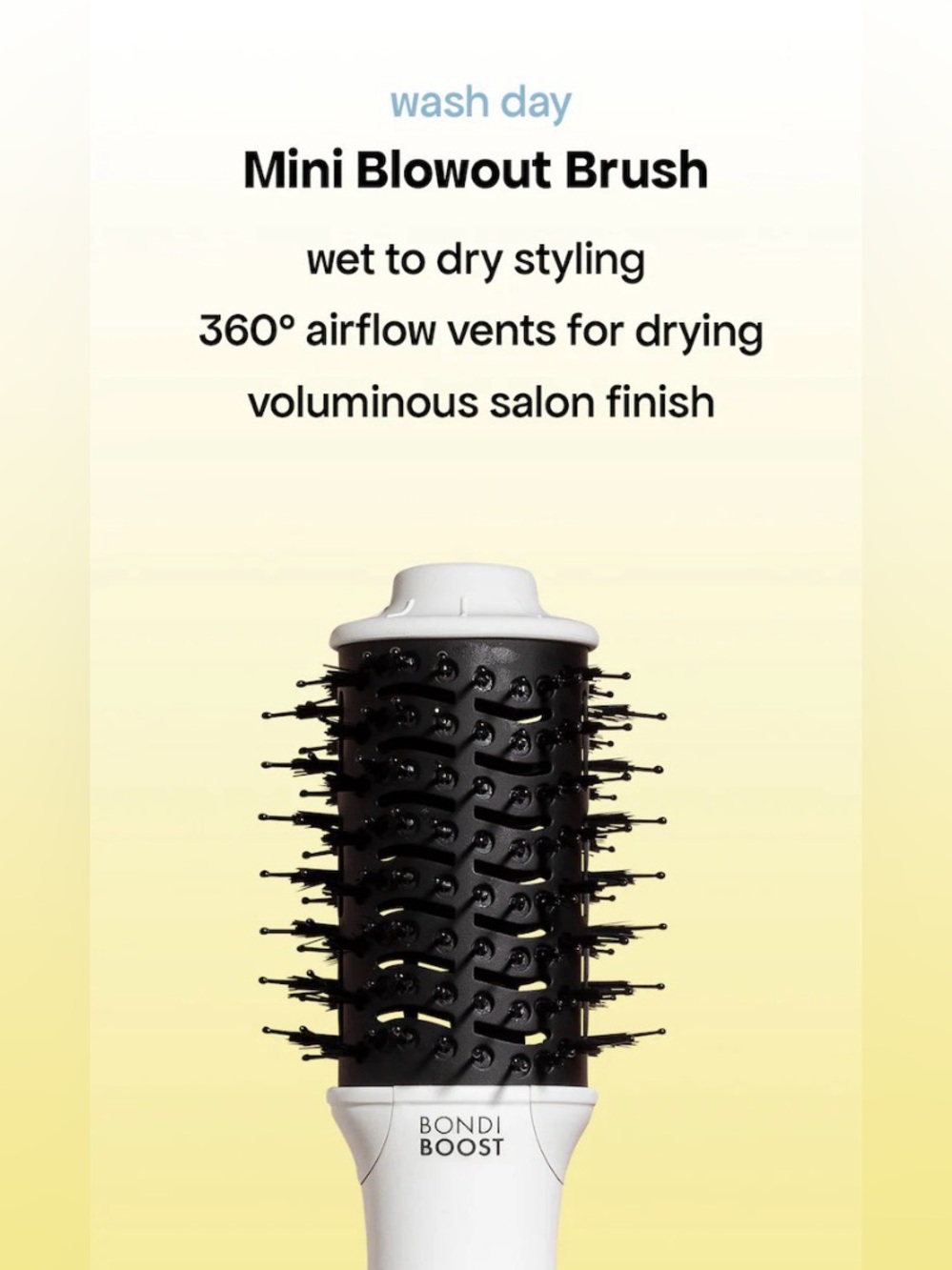 BondiBoost Mini Blowout Brush Pro 3-in-1 Hair Dryer Brush